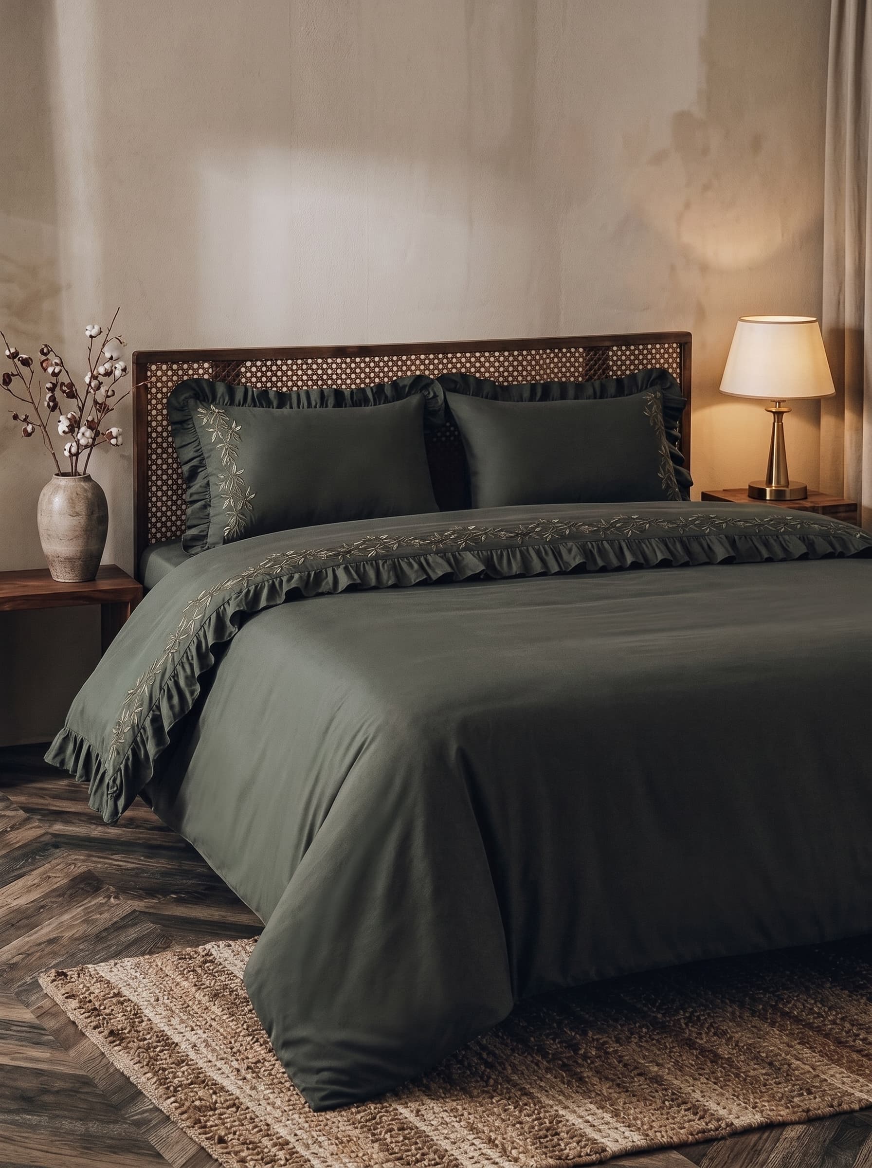 EcoCotton Liora Çift Kişilik Nevresim Takımı çeyizlik nevresim takımları