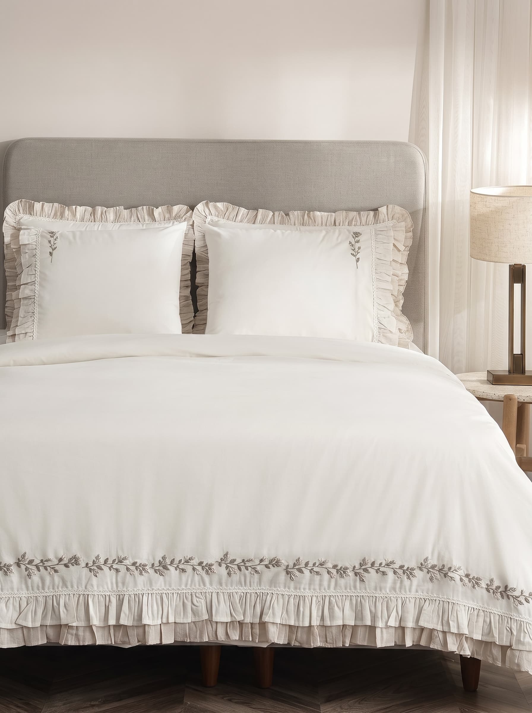 EcoCotton Leyna Çift Kişilik Nevresim Takımı çeyizlik nevresim takımları